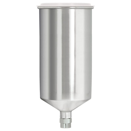 AES Industries Industries 153 Spray Cup, 1 L, Aluminum, Polished, For All Standard Gravity Feed Spra