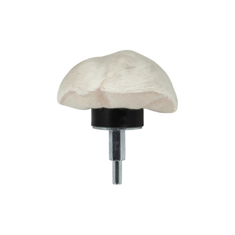 Industries 162-3P Mushroom Buff, 3 in Overall Dia, White