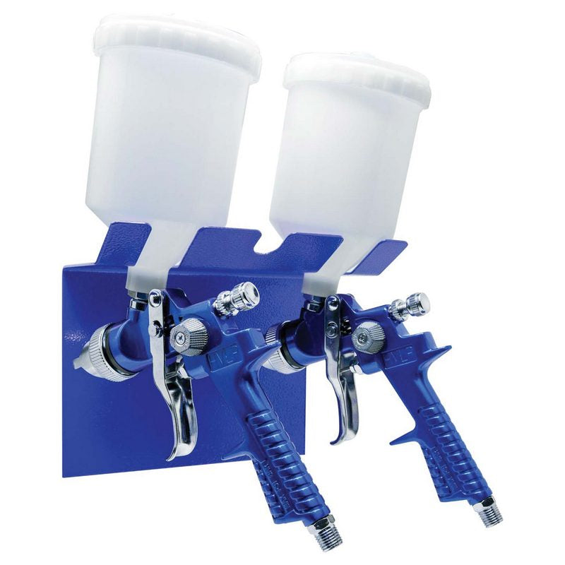 AES Industries Industries 166 Magnetic Dual Spray Gun Holder, 12 lb, Vertical Surface-Mount, For Gra — view 3