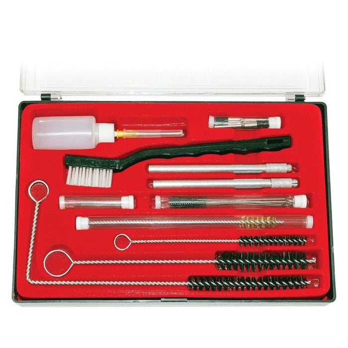 AES Industries Industries 207 21-Piece Ultimate Spray Gun Cleaning and Maintenance Kit, Plastic, Cle