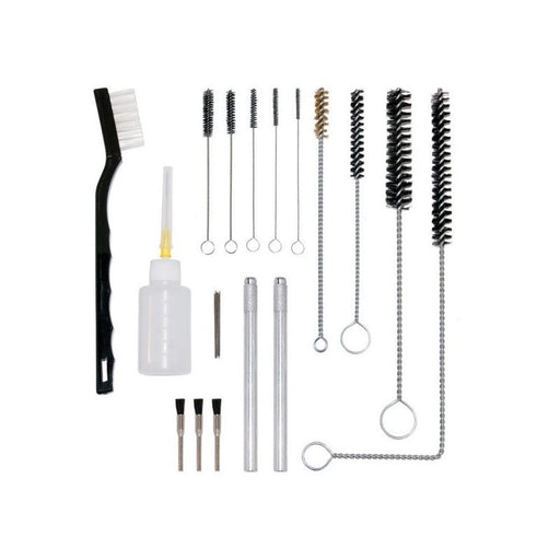 AES Industries Industries 207 21-Piece Ultimate Spray Gun Cleaning and Maintenance Kit, Plastic, Cle — view 2
