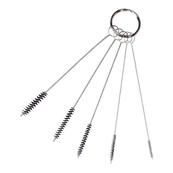 AES Industries Industries 209 Mini Spray Gun Cleaning Brush Set, 4 in OAL, 1/16 to 1/4 in Brush, Nyl
