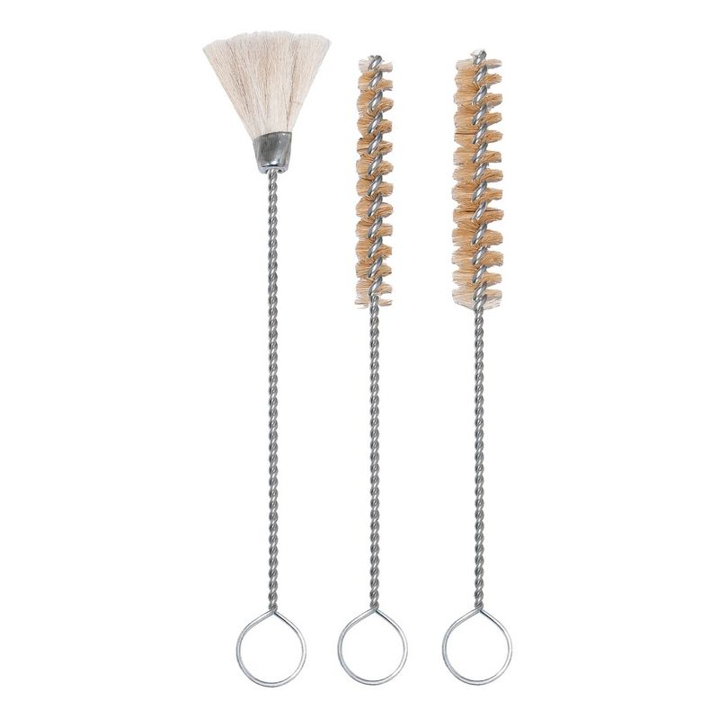 210 Basic Spray Gun Cleaning Kit, 8 in Length, Brushes 5/8 to 1 in, Natural Bristle
