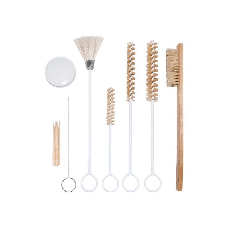 212 12-Piece Spray Gun Cleaning Kit with Assorted Brushes and Caps for Comprehensive