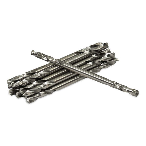 AES Industries Industries 221 Stubby Drill Bit, 1/8 in Dia, 2-1/4 in OAL, 135 deg, High Speed Steel