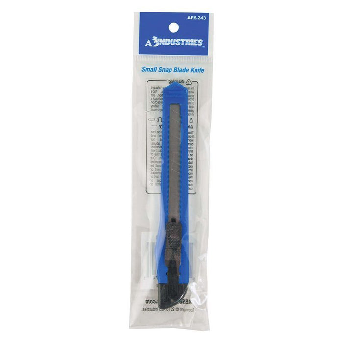 AES Industries Industries 243 Small Snap-Off Blade Utility Knife, ABS Body, Steel Blade