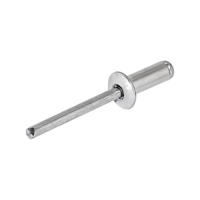 AES Industries Industries 26234 Blind Pop Rivet with Mandrel, 1/8 in Dia x 3/8 in Grip Range, Stainl