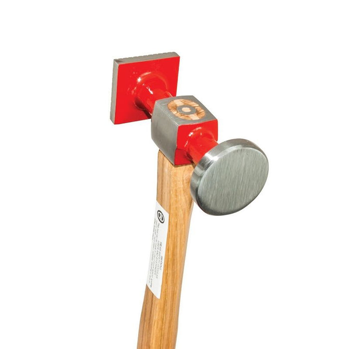 AES Industries Industries 304 Heavy Shrinking Hammer, 15.2 oz, 13 in L, Steel Head, Hickory Handle, — view 3