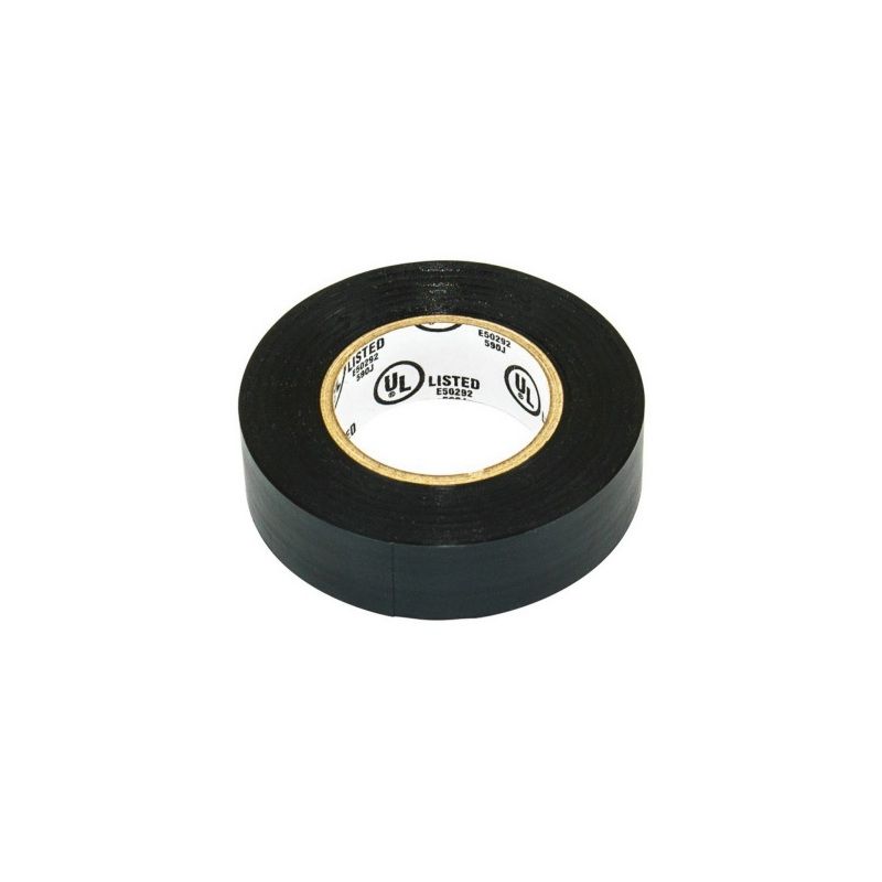 Industries 33546 Standard Electrical Tape, 50 ft L x 3/4 in W, 7 mil THK, Black