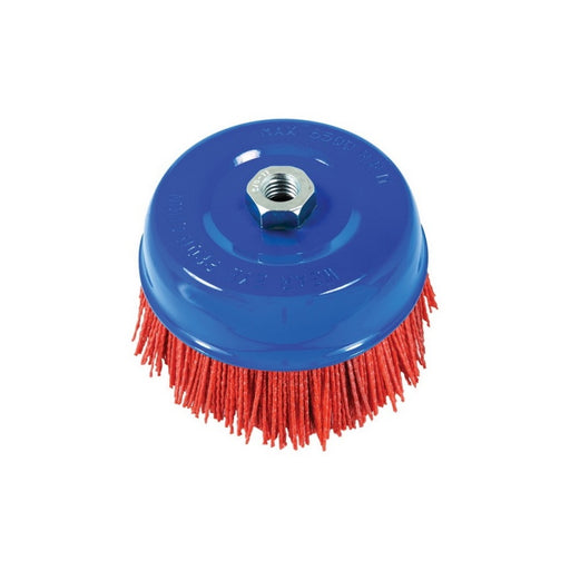 AES Industries Industries 51886 Filament Cup Brush, 6 in, 5/8-11, 180 Grit, Nylon