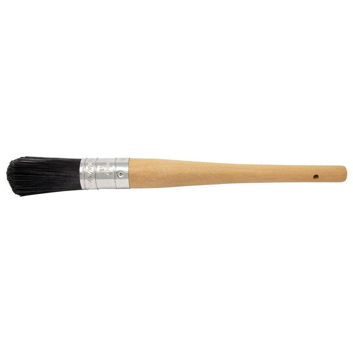 AES Industries Industries 542 Part Cleaning Brush, 10-1/2 in L, Nylon Bristles, Wood Handle — view 3