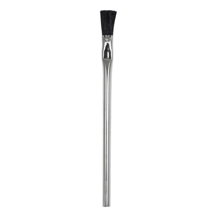 AES Industries Industries 546-12 Acid Brush, 6 in OAL, 3/8 in Brush, 100% Pure Black Horse Hair, Ele