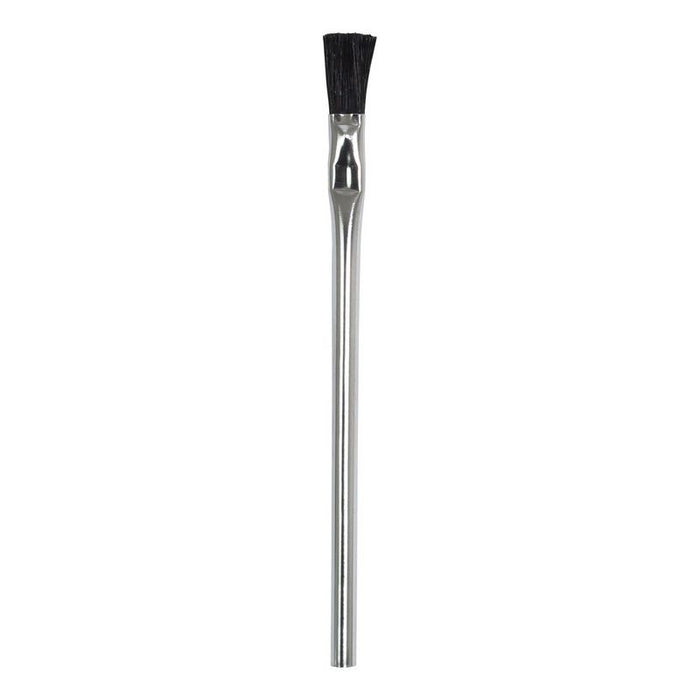 AES Industries Industries 546-12 Acid Brush, 6 in OAL, 3/8 in Brush, 100% Pure Black Horse Hair, Ele