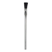 AES Industries Industries 546-12 Acid Brush, 6 in OAL, 3/8 in Brush, 100% Pure Black Horse Hair, Ele