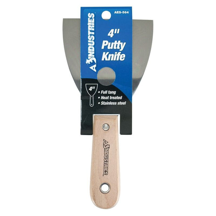 AES Industries Industries 564 Putty Knife, 4 in W, Steel