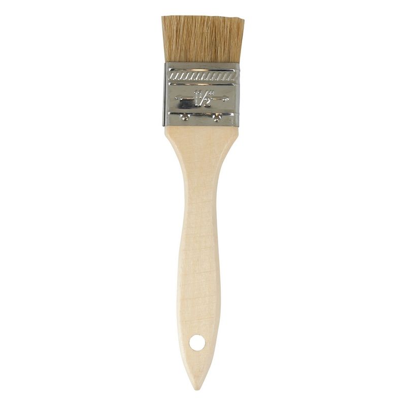 Detail Brush 608, 1-1/2 in Hog Bristles, Wood Handle