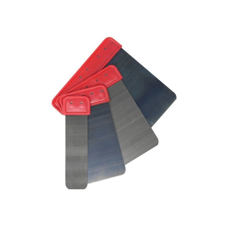61600 4-Piece Metal Spreader Set Includes 1 in, 2 in, 3 in and 4 in Curved Edge