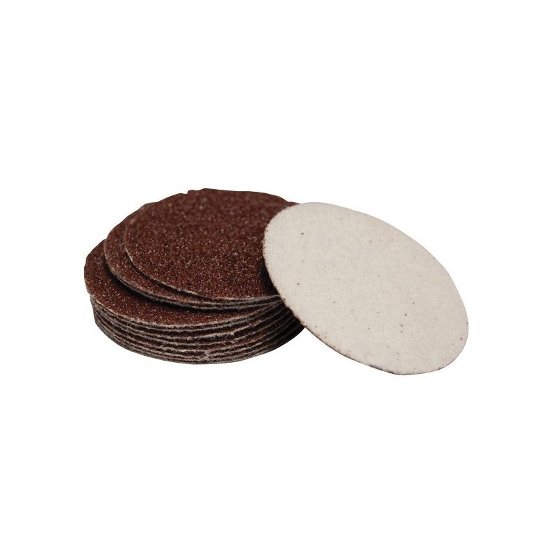 62080 Coated Sanding Disc, 2 in Dia, 80 Grit, Hook-and-Loop Backing