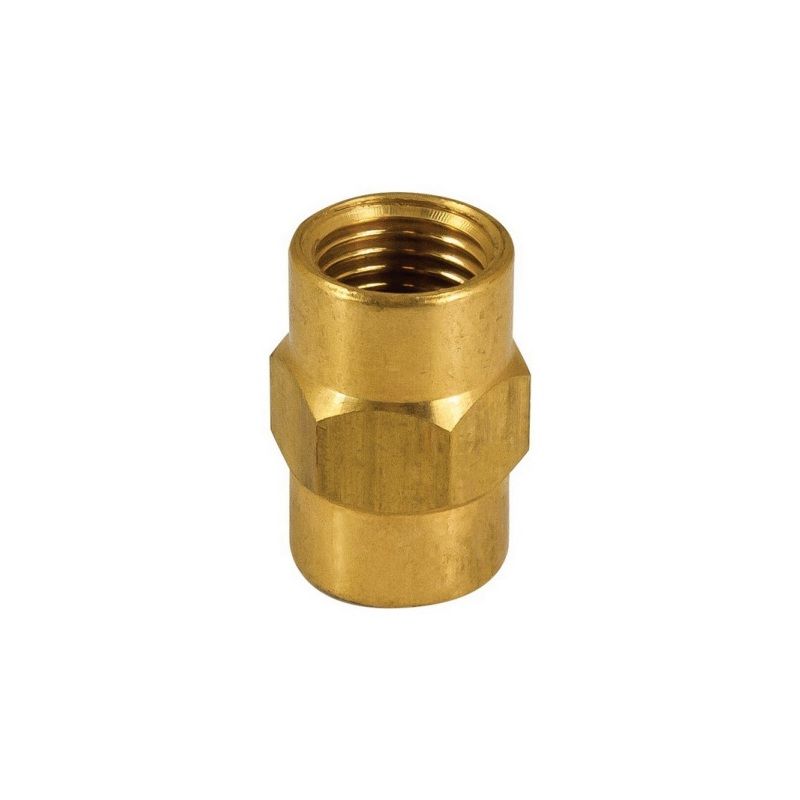 6467 Brass 1/4" FNPT Female Pipe Adapter - Durable fitting for shop fluid lines