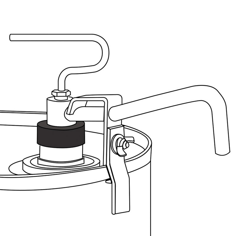 AES Industries Industries 746 Pail Pump with Tie-Down Bracket, 5 gal — view 3