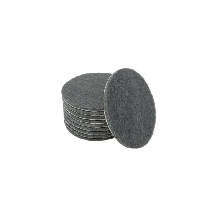 AES Industries Industries 7507 Scuff-A-Lot Scuff Pad, 6 in Dia, Fine-Grade, Gray