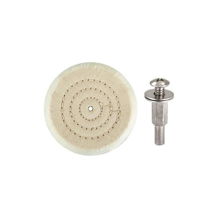 AES Industries Industries 7605-2 Full Sew Buffing Wheel, 3 in Overall Dia