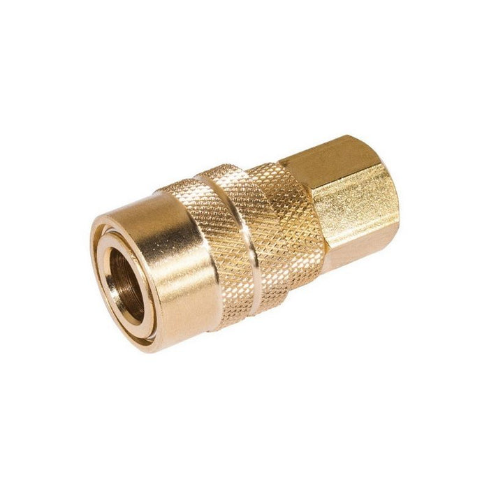 AES Industries Industries 866 Quick Air Coupler, 1/4 in, FNPT, Brass