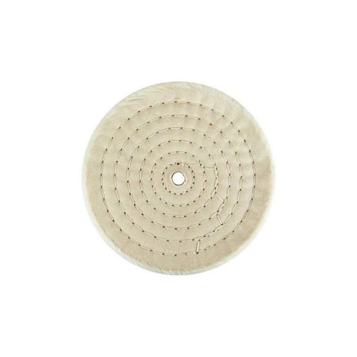 AES Industries Industries K-156 Buffing Wheel, 6 in Overall Diameter, Cotton
