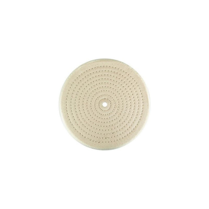 AES Industries Industries K-158 Buffing Wheel, 8 in Overall Diameter, Cotton