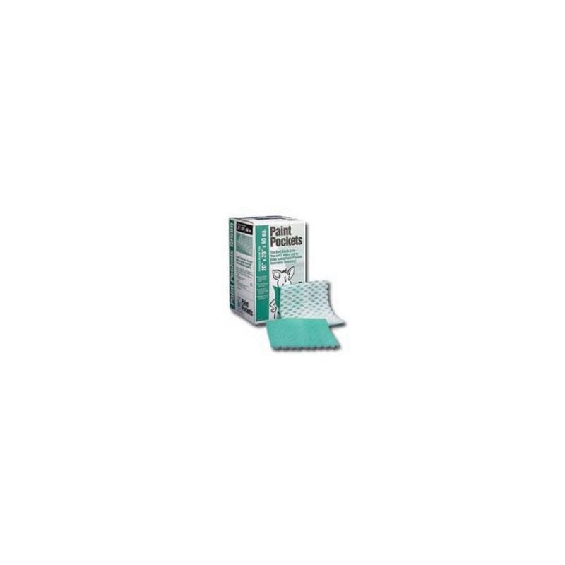 Air Filtration PKG486 Paint Pockets Arrestor, 48 in W x 2 in D x 60 ft H, Polyeste