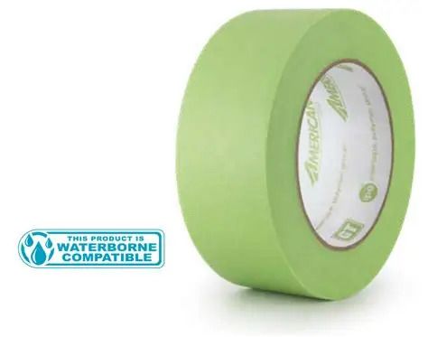 American Tape 1-1/2" Green Masking Tape 36Mmx55M