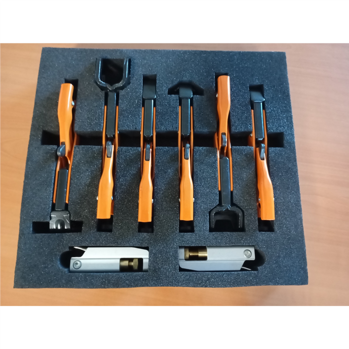 Anglo American Tools Grip-On Axial Grip Plier and Micro-Grip Set - 8 Piece