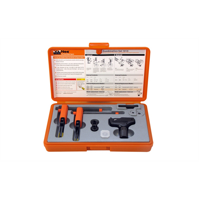 Anglo American Tools 3Pc External/Internal Thread Repair Set