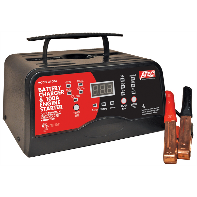 Associated Battery Chargers Portable Automatic Full-Rate Charger