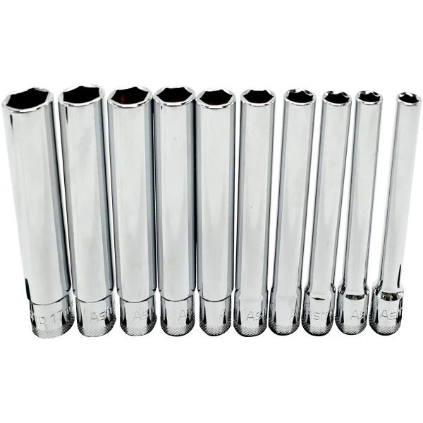 Astro Pneumatic Tool Company 10pc 3/8" Drive Extra Deep Metric Socket Set