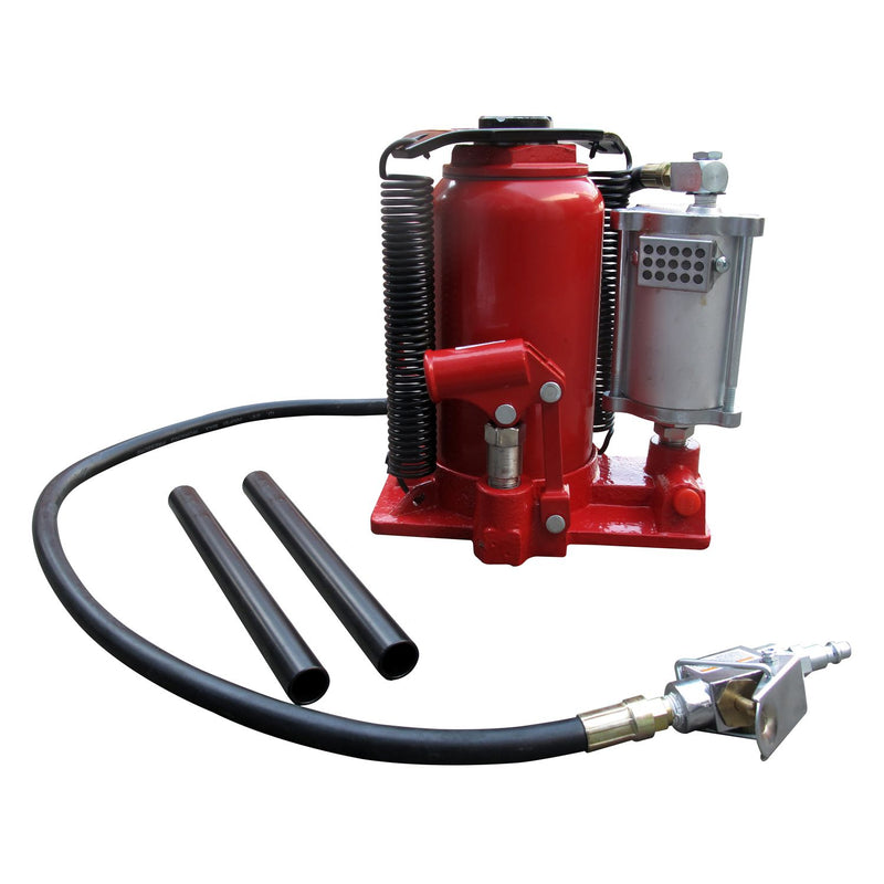 Astro Pneumatic Tool Company Air/Manual Bottle Jack, 20 Ton Lifting, 5.16 In Max Lift Height, 10-3/8