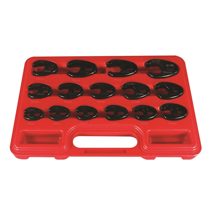 Astro Pneumatic Tool Company METRIC FLARE CROWFOOT WRENCH SET 8MM-24MM