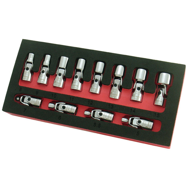 Socket Set, 1/4 In Drive, System Of Measurement: Metric, 6 -Point, 12 -Piece