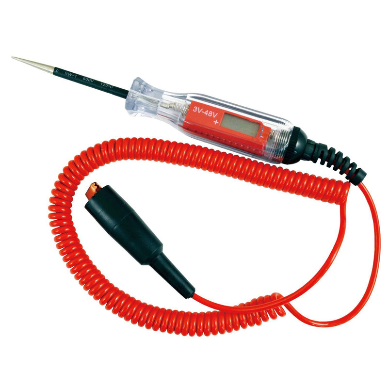 Astro Pneumatic Tool Company Wide Range Circuit Tester, Measuring Functions: Dc Voltage, 3 To 48 V,