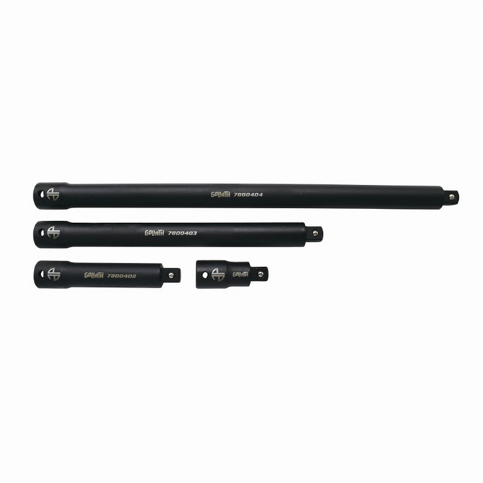 Astro Pneumatic Tool Company 4 Piece 1/2 Inch Drive Goliath Torque-Saver Impact Extension Bar Set 2.