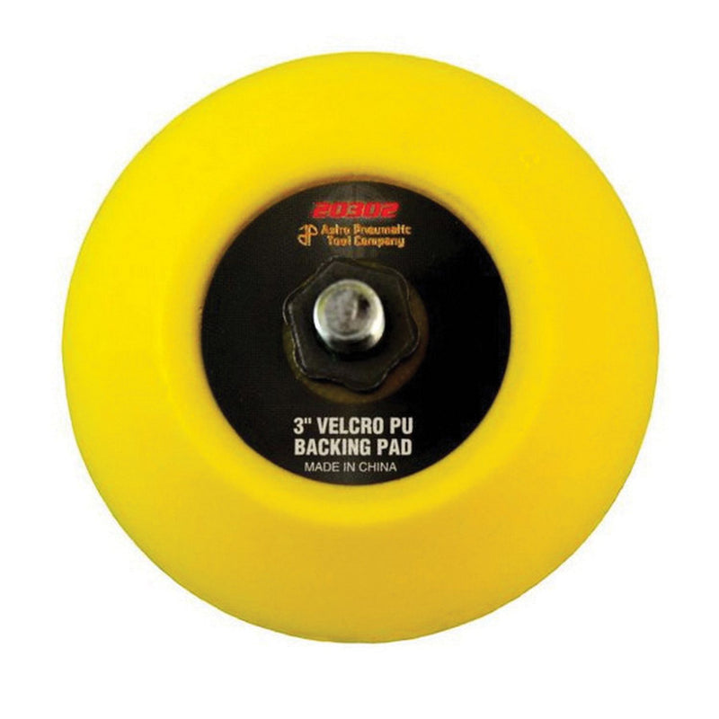 Astro Pneumatic Tool Company Astro Pneumatic 20302 Backing Pad, 3 in, Hook and Loop Attachment
