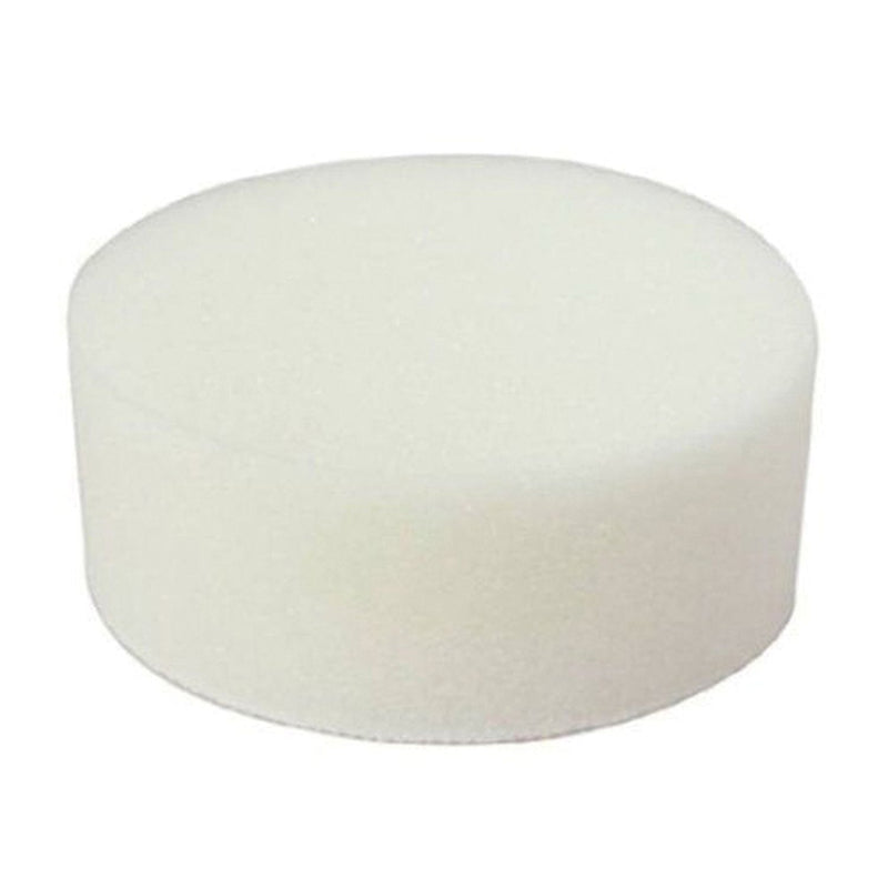 20306W Polishing Pad 3 in, White Foam, Hook and Loop Attachment