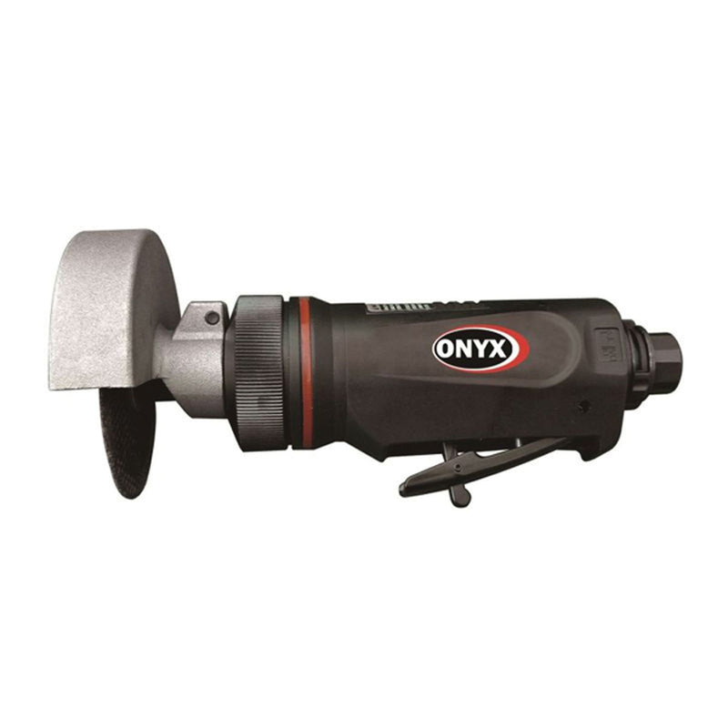 ONYX 208 Cut-Off Tool, 3 in, 3/8 in Arbor, 4 cfm, Lever Handle