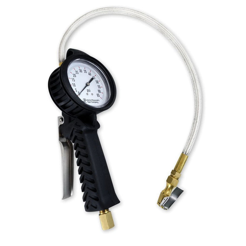 3082 Dial Tire Inflator 3-1/8 in Analog Dial, 0‑65 psi Range, includes stainless