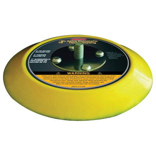 Astro Pneumatic Tool Company Astro Pneumatic 4607 Backing Pad, 5 in, 5/16 in Arbor, Hook and Loop At