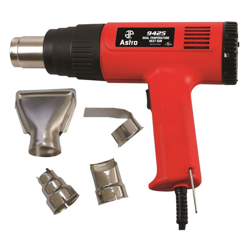 9425 Dual Temperature Heat Gun Kit with Deflector Nozzles