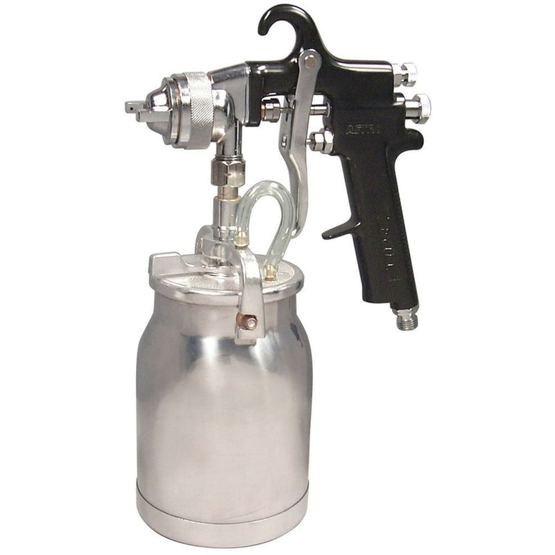 AS-7SP Spray Gun with Cup – 1.8 mm nozzle, 1 qt capacity, black handle for large