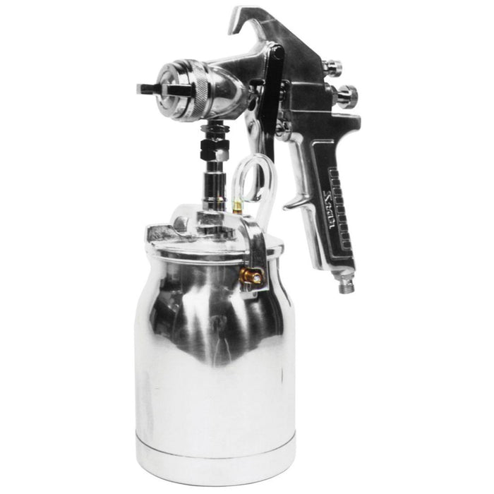 Astro Pneumatic AS-8S Spray Gun with Cup, 1.7 mm Nozzle, 1 qt Container