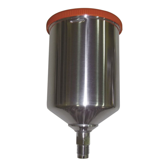 Astro Pneumatic EUROAL6CUP Gravity Feed Cup, 600 mL Capacity, Aluminum, Use With: EURO Series Spray