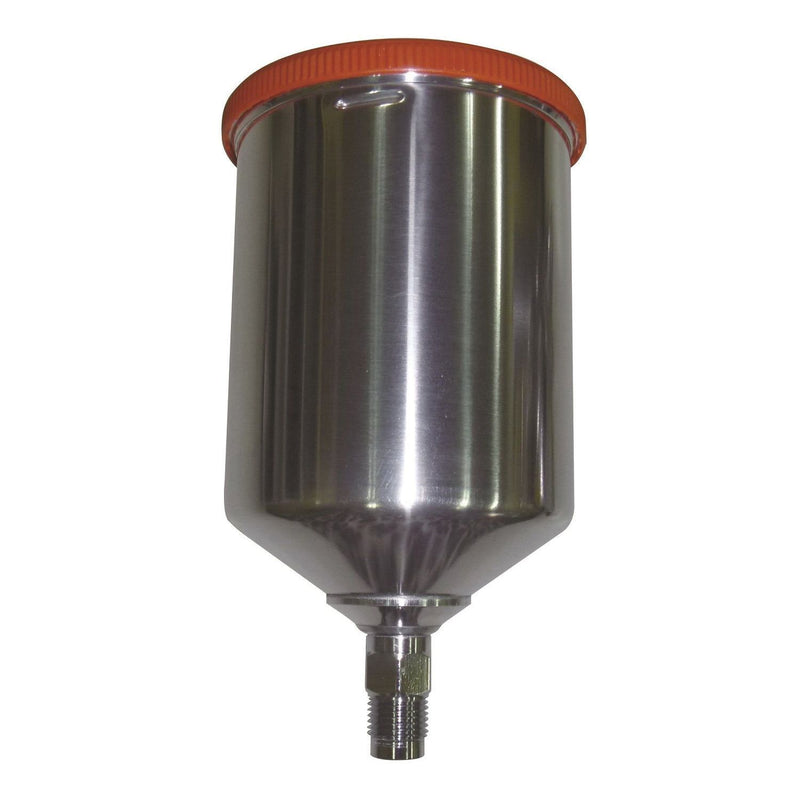 EUROAL6CUP Gravity Feed Cup, 600 mL Capacity, Aluminum, Use With: EURO Series Spray